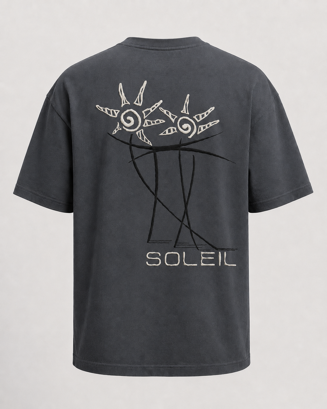 Dark Slate Soleil T-shirt back